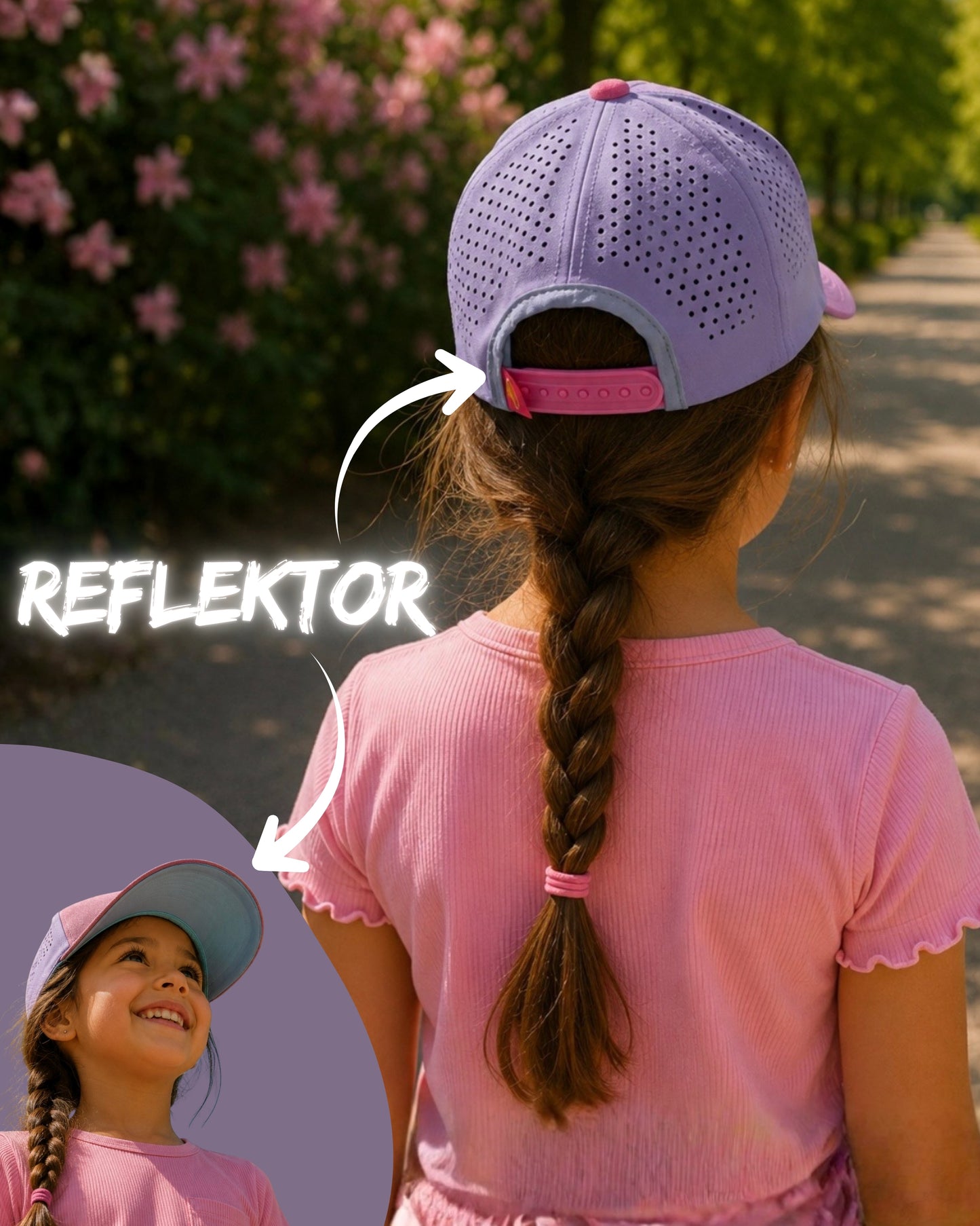 Kappe Sonne Baseball Cap mit Patches zum Wechseln
