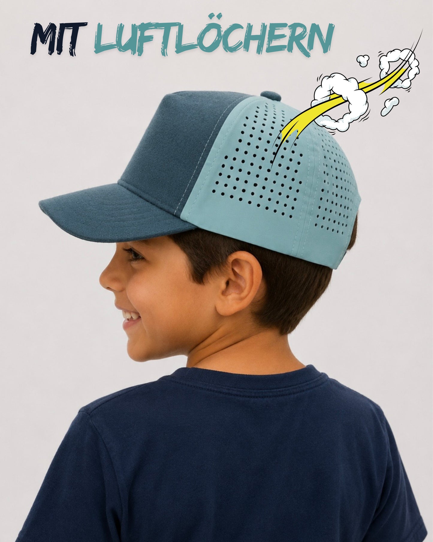 Kappe Sonne Baseball Cap mit Patches zum Wechseln