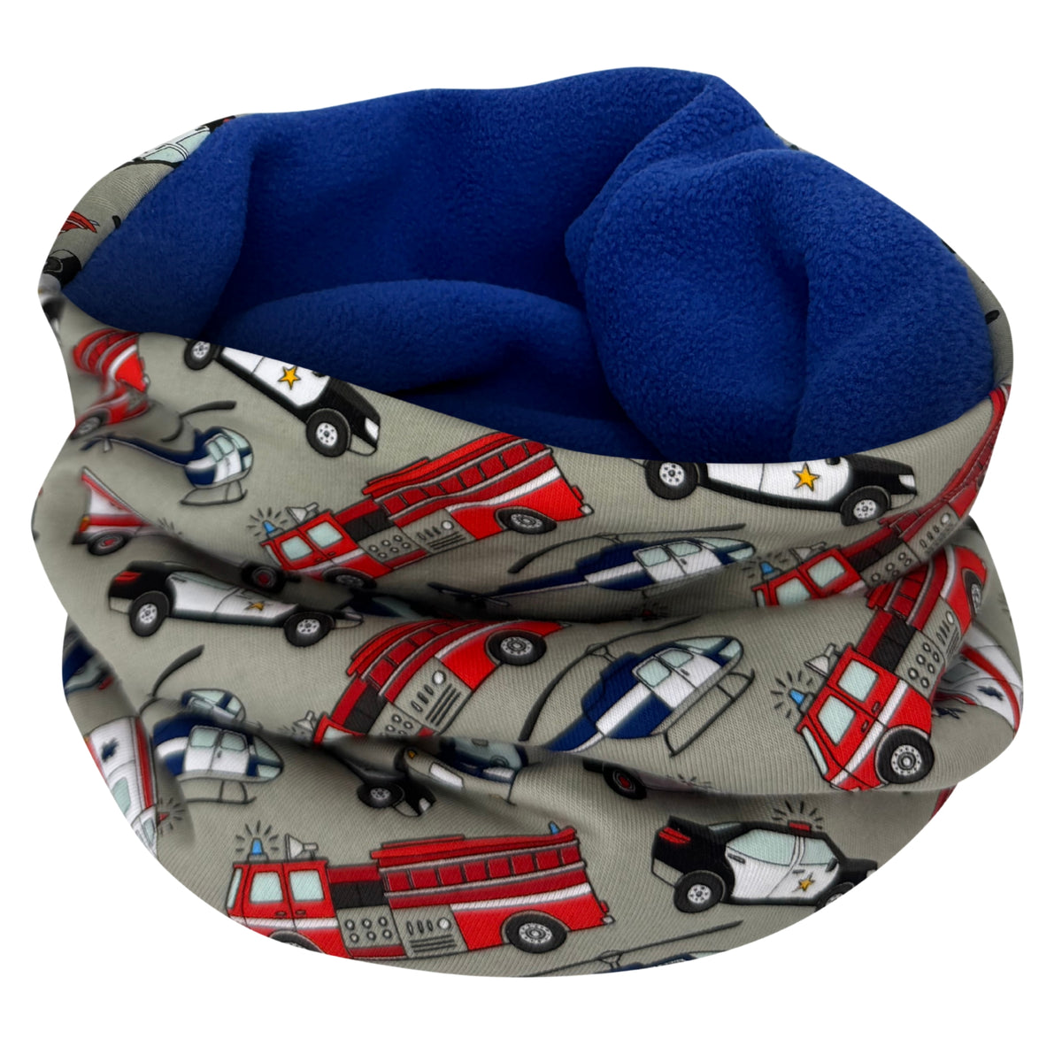 Kinder Beanie Mütze oder Loop - Einsatzfahrzeuge